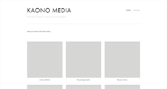 Desktop Screenshot of kaonomedia.com